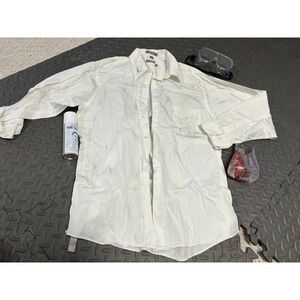 Mad Scientist Halloween Costume Handmade Kids 4 pc Lab Coat Beaker Goggles Youth